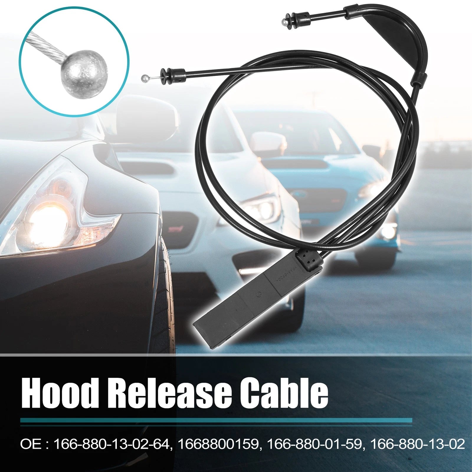 Hood Bonnet Release Cable for Mercedes ML550 GL450 GL63 AMG (2012–2015)