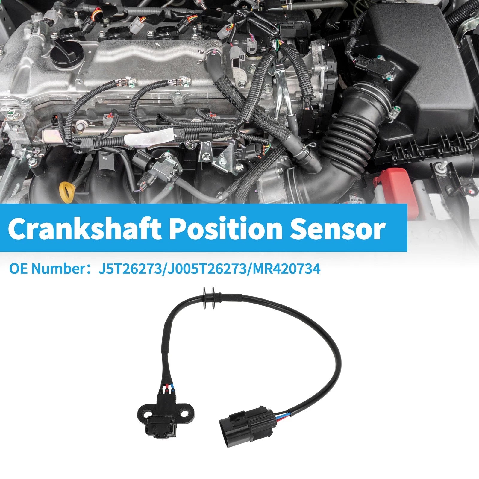 Crankshaft Position Sensor Replacement for Mitsubishi Lancer 1.3 1.6 (2003–2013)