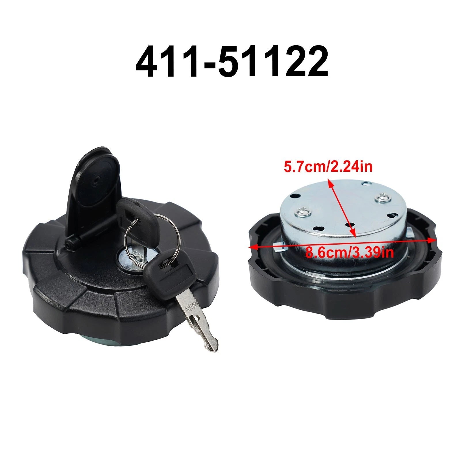 Replacement Fuel Cap for Kubota Excavator