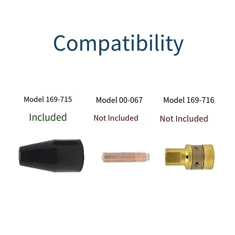 2 Pack Welding Nozzle Replacement for Miller Welding Machines