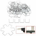 Pre-Cut Flat Staples 100pcs 0.6mm for Automotive Stapler