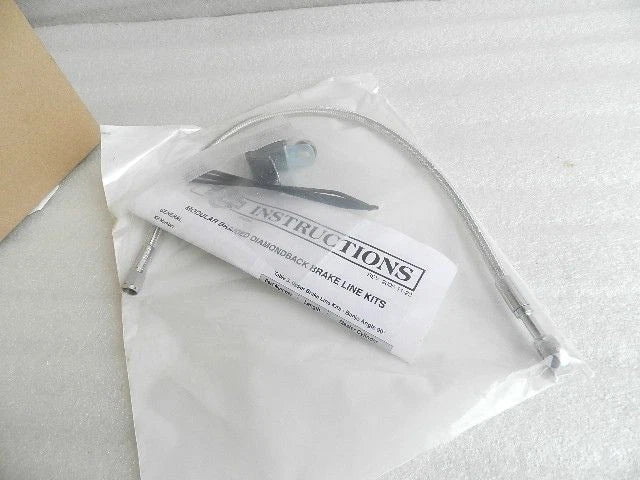 Diamond Back Brake Line for Harley-Davidson (42377-07) 19" Upper