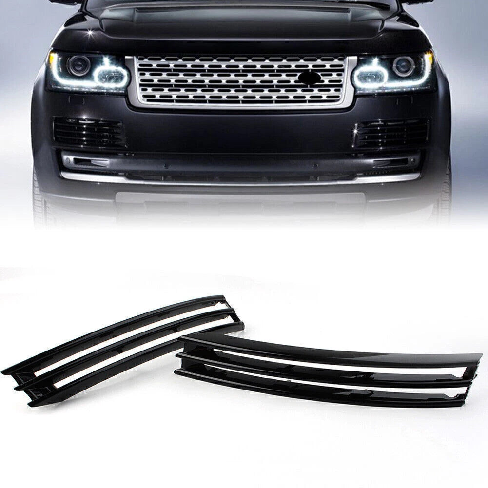 Black Front Bumper Grilles for Land Rover Range Rover L405 (2013–2017)