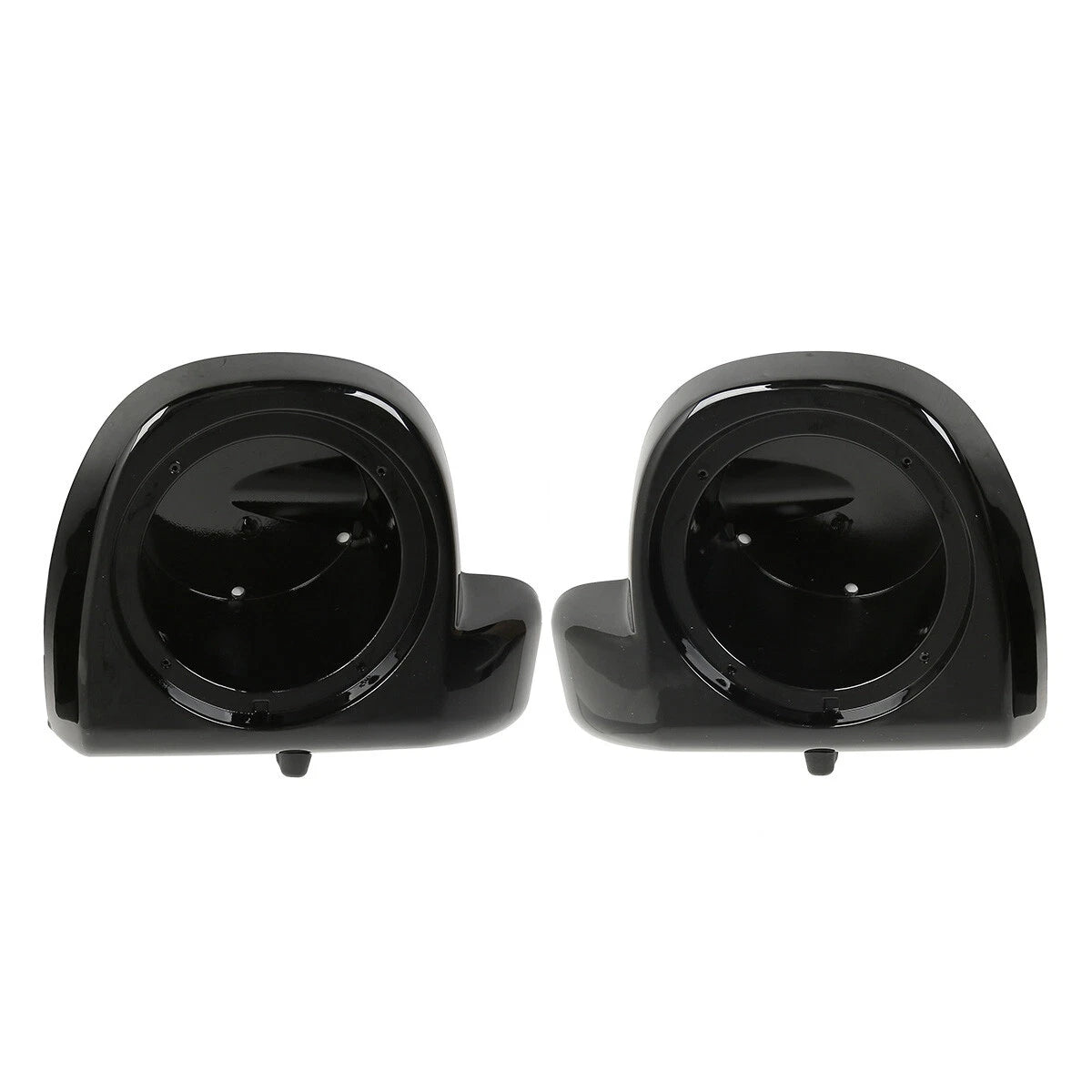 Speaker Pods for Harley Touring (2014–2024) - Black ABS 6.5" Vented Boxes