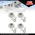 4X 5 on 4.5" Galvanized Trailer Hub Kit for 3500 lbs #84 Spindle