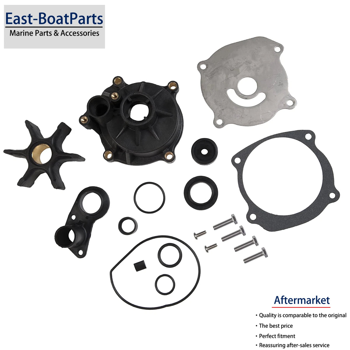 Water Pump Impeller Kit for Johnson Evinrude 85-115 HP V4 (1985–1995) 5001594