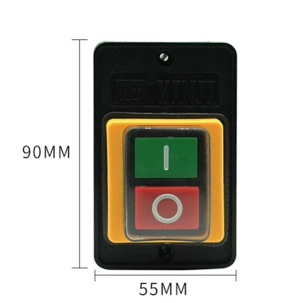 Push Button Switch 10A AC220V/380V for Equipment (1 pcs)