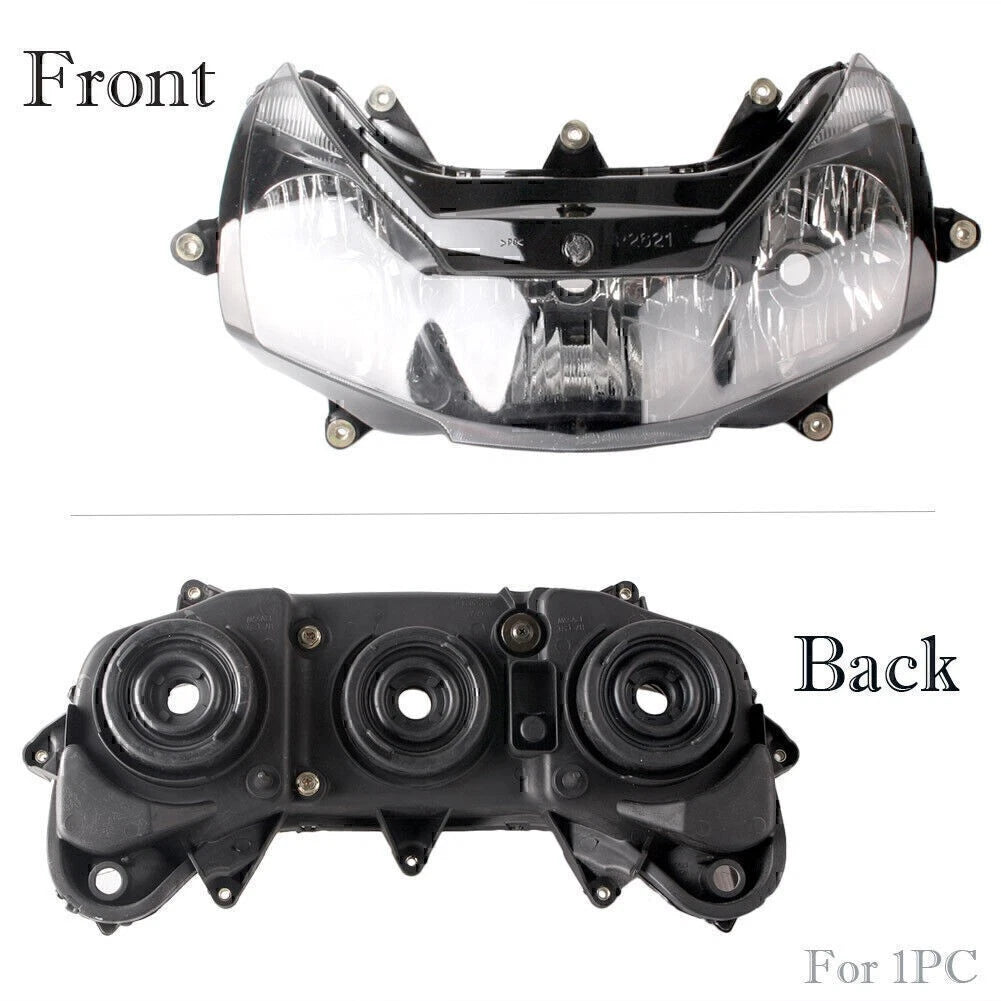 Headlight Assembly Headlamp Front Clear Light DRL for Honda CBR954RR 2002 2003