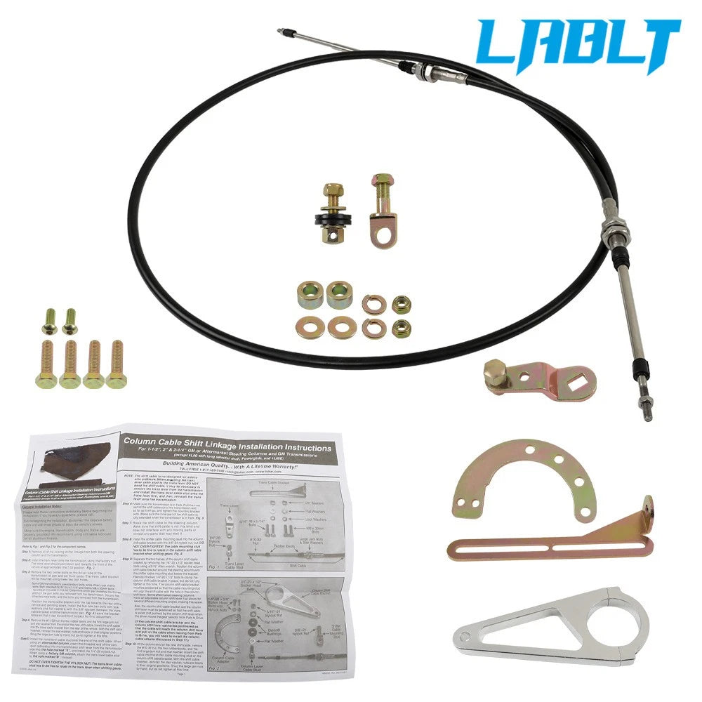 Transmission Cable Column Shift Linkage Kit for GM TH350 4L60 4L80E (ACA-1804)