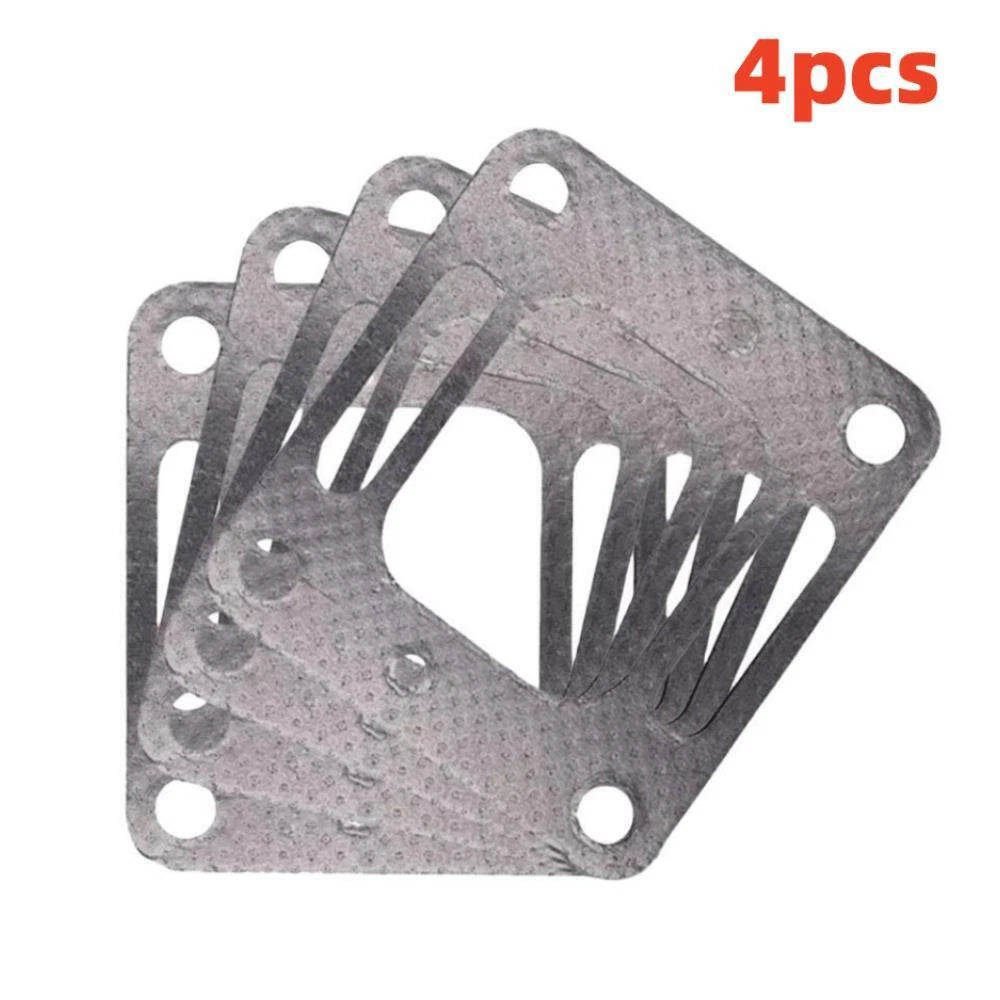 Set of 4 Exhaust Center Riser Elbow Manifold Gaskets for Mercruiser 4.3 5.0 5.7 350