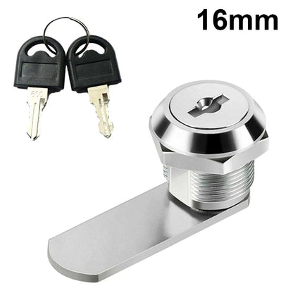 Zinc Alloy Cam Lock with 2 Keys for Automotive Applications