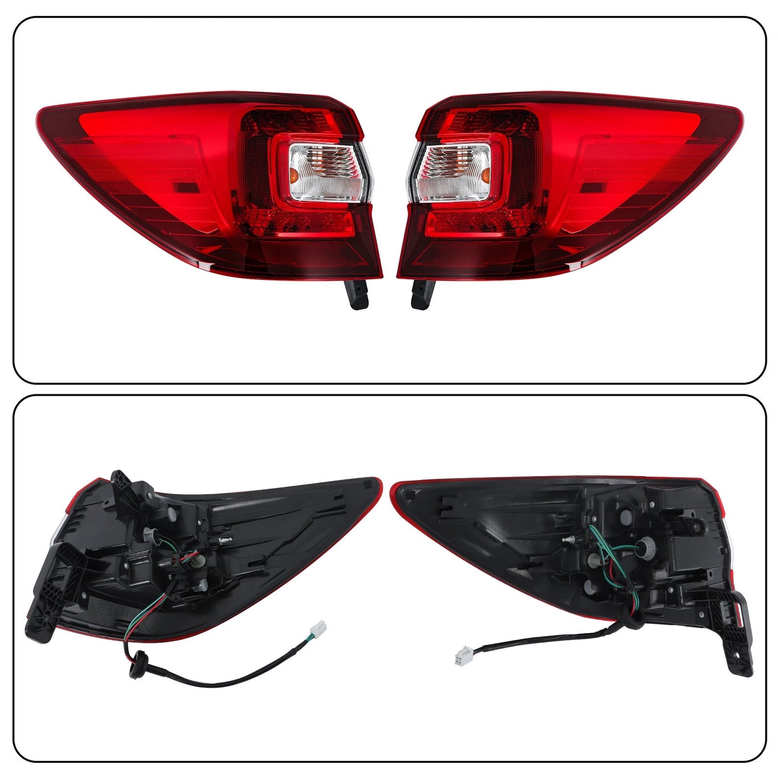 Tail Lights Assembly for Subaru Outback (2015–2019) Pair Right + Left Halogen