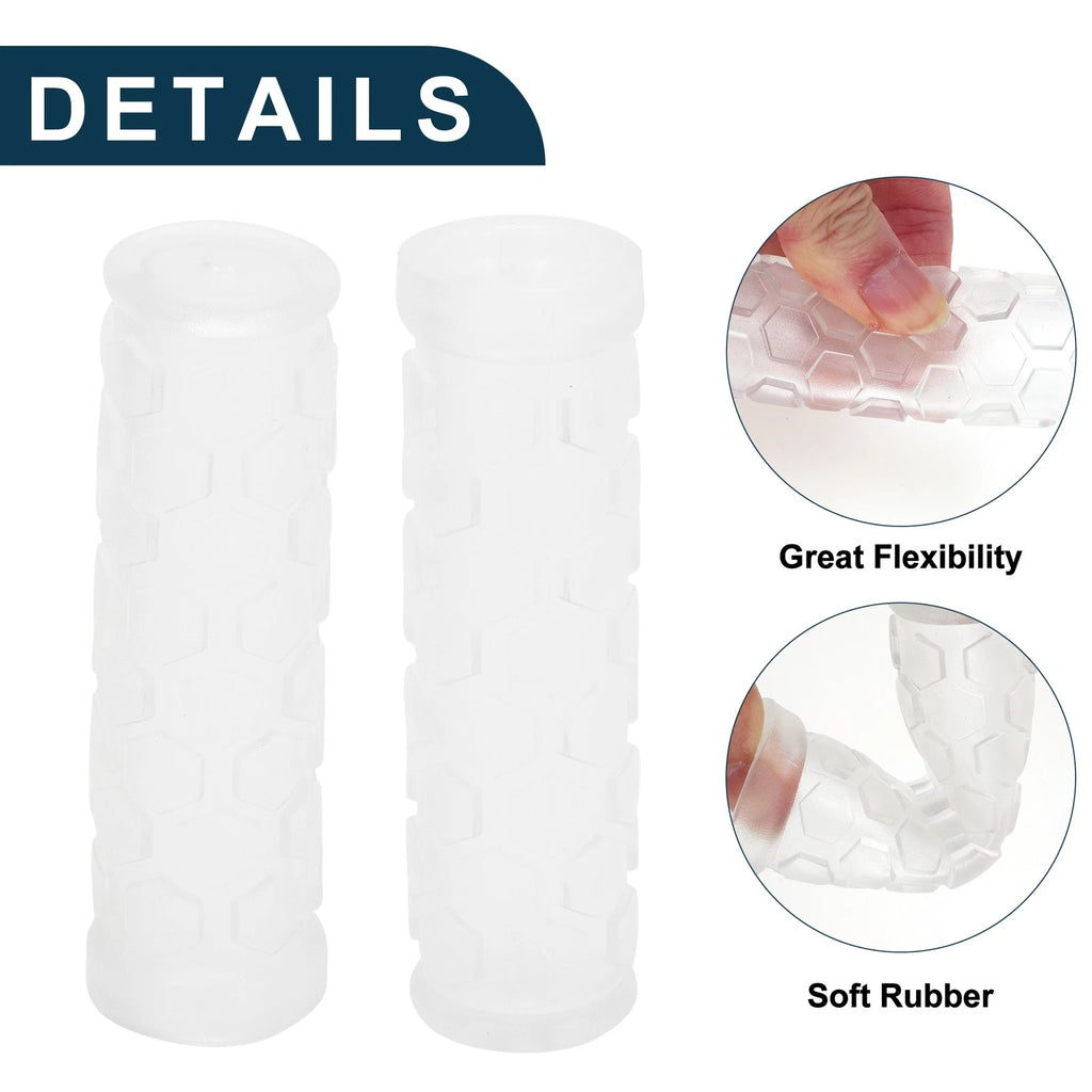 Bike Handlebar Grip Covers 102mm Soft MTB End Grips Protector Pair for Universal (—)