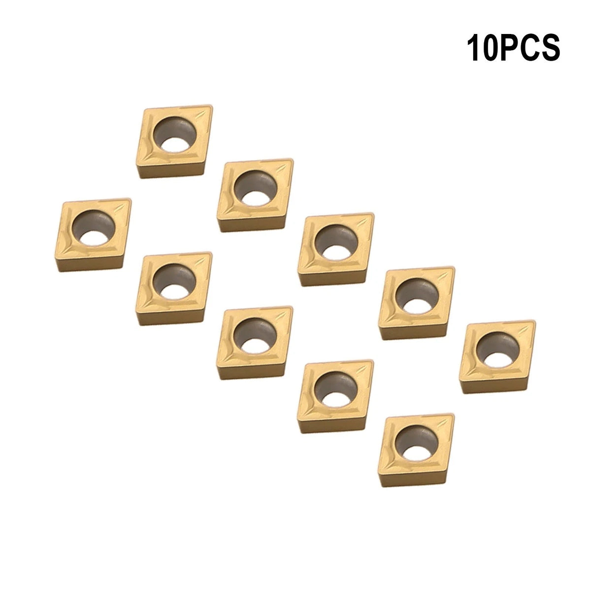 10X CCMT060204 Carbide Inserts for Various Processing Environments