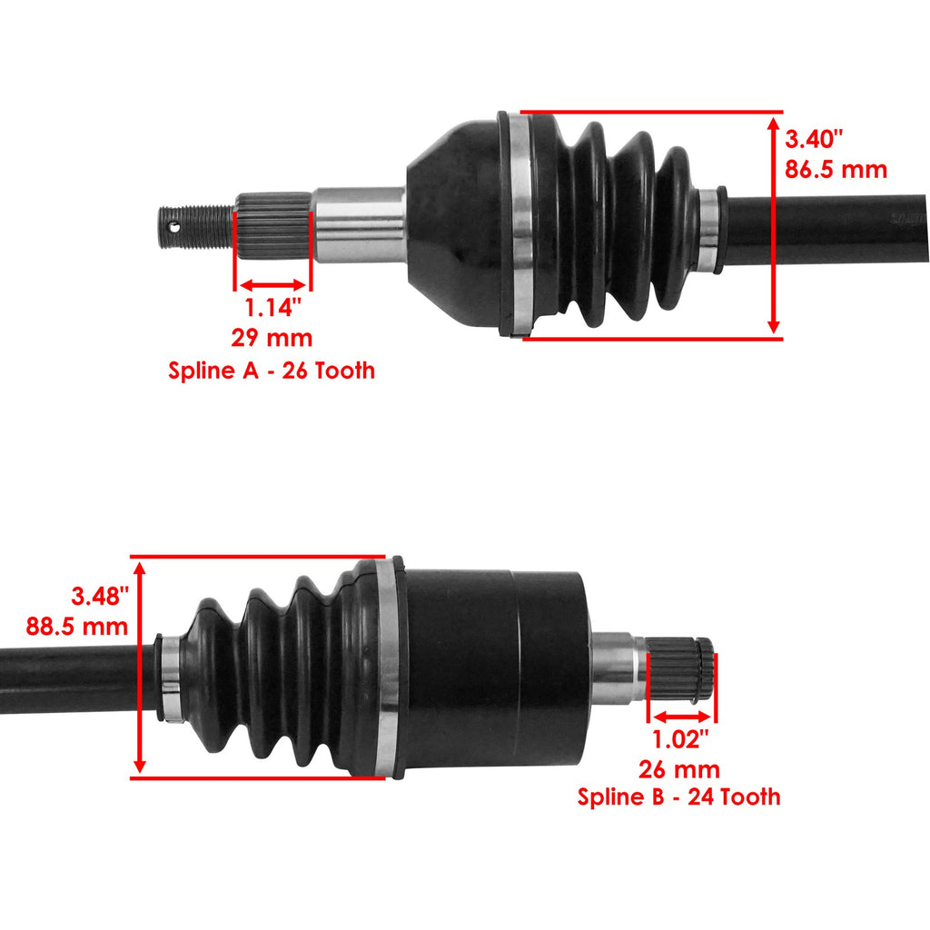 CV Joint Axle Rear Left Right Replacement for Can-Am Outlander 650 (2020–2024)