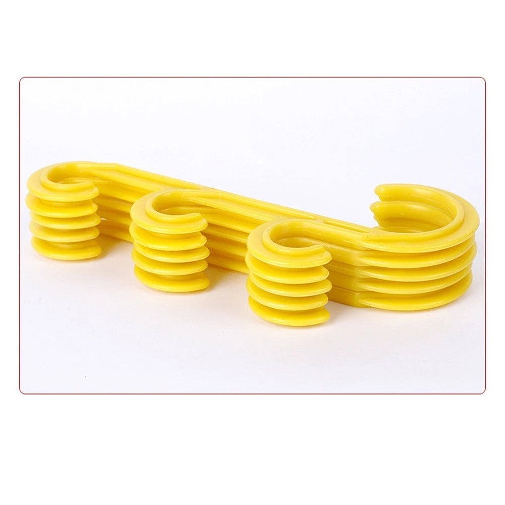 S Shape Triple Hook Cable Holder for Heavy Duty Use