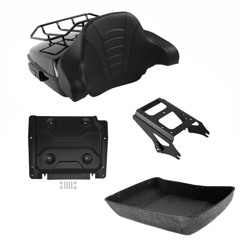 Trunk Backrest Rack Mount Plate for Harley Road King (2009–2013)