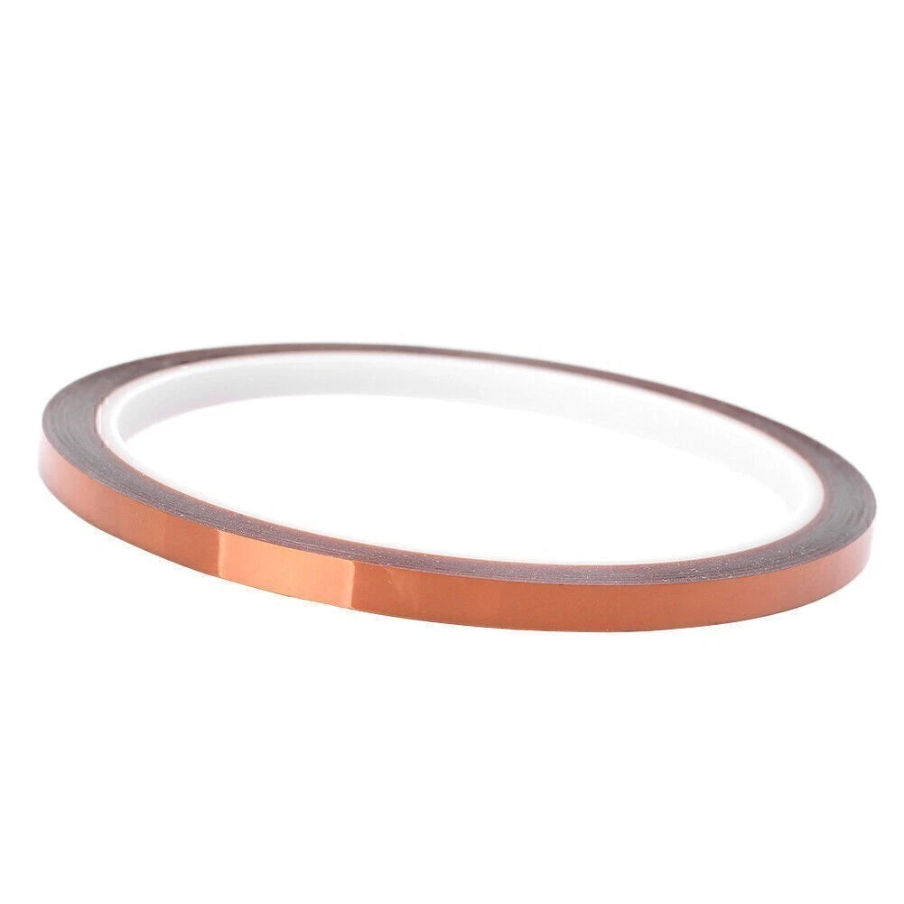 100ft Polyimide Kapton Tape 5mm for Automotive Use (Heat Resistant)