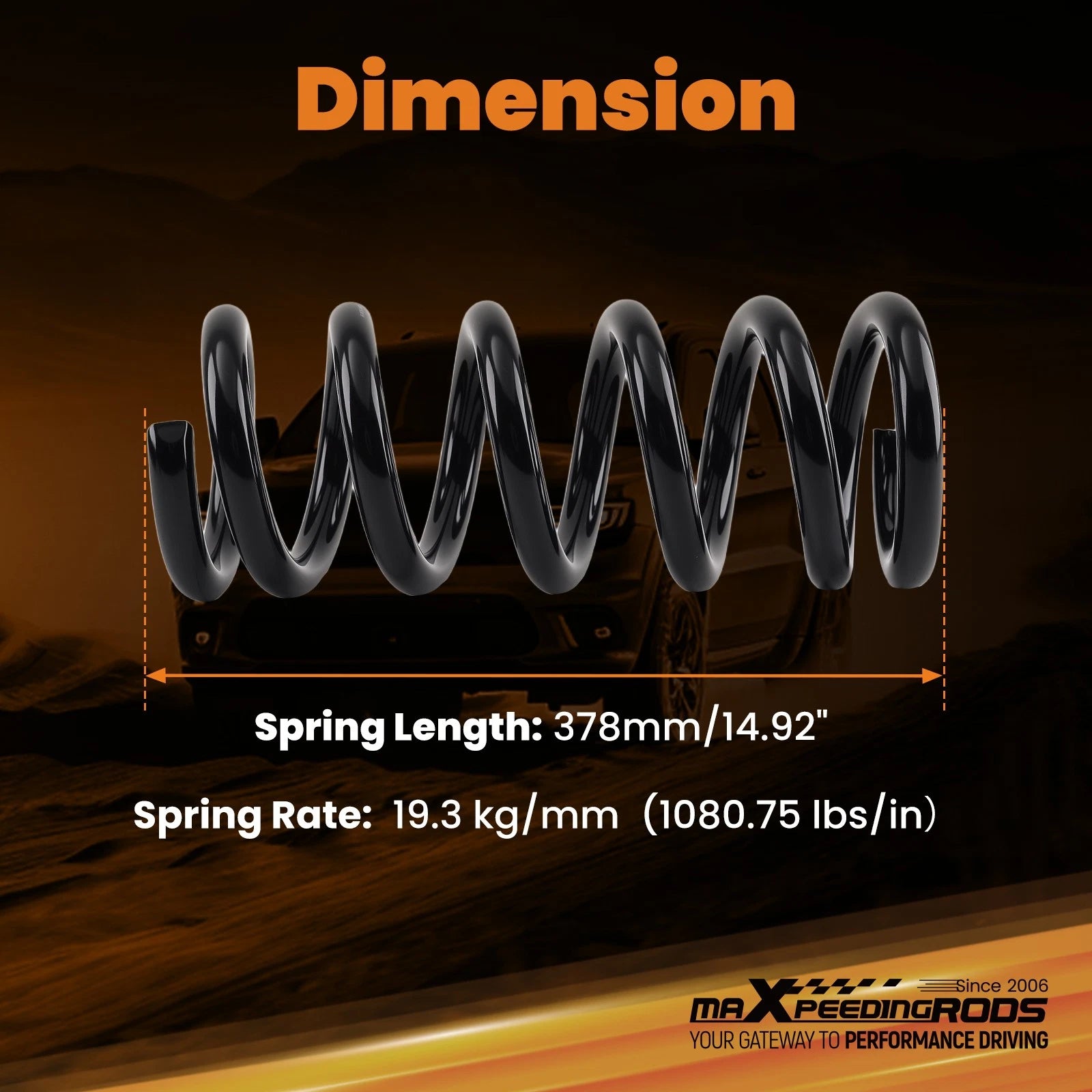 1" Coil Spring Lowering Front for GMC Sierra C1500 (1988–1991)