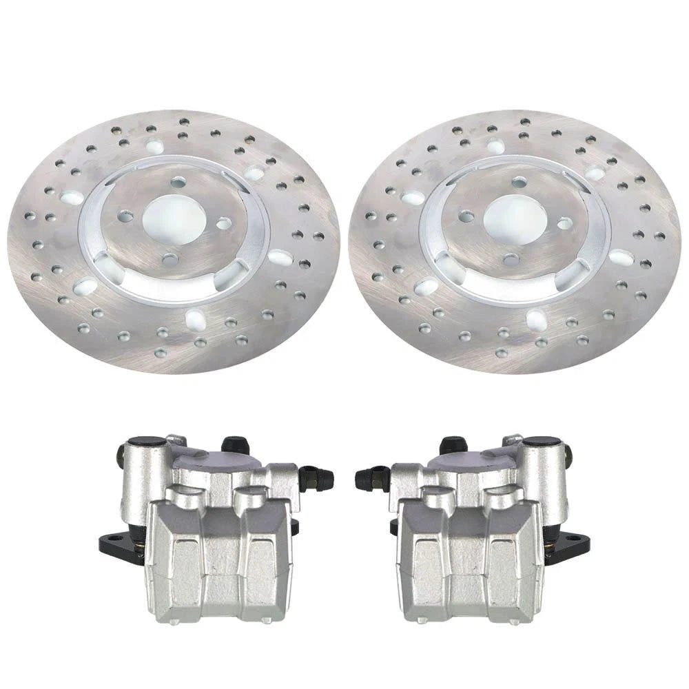 Front Brake Calipers & Disc Rotors for Yamaha Big Bear 400 (2000–2006)