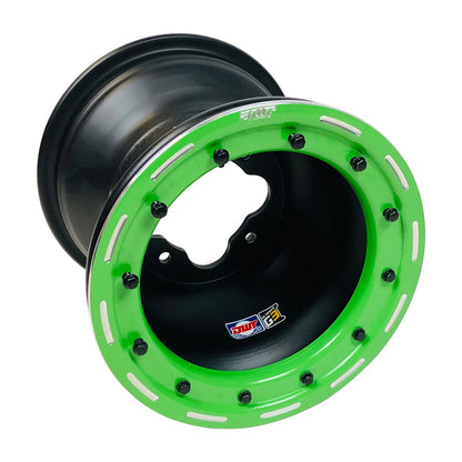 2X DWT G3 Rear Beadlock Wheels for Raptor 125 250 350 (9" 9x8 4/115)