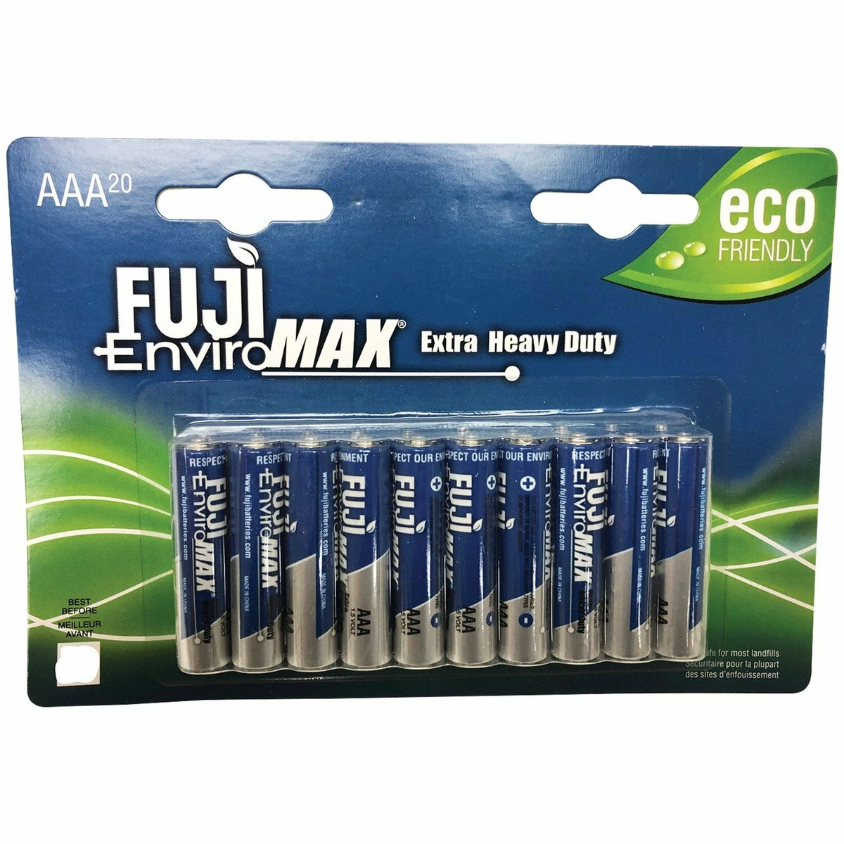 Set of 20 AAA Extra Heavy-Duty Batteries for Fuji 3400BP20