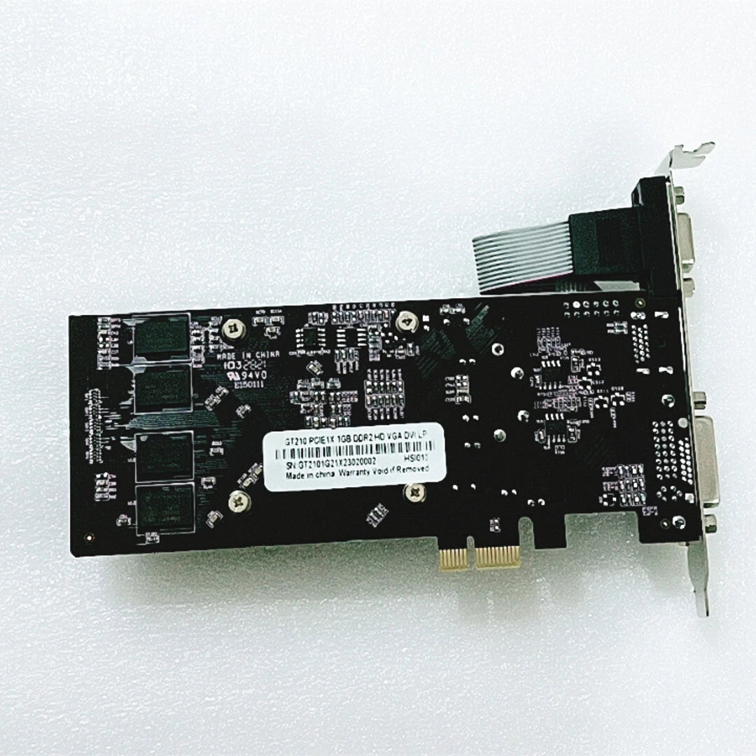 GT210 PCIe X1 1GB Video Card GPU for PCIE X4/X8/X16 (Compatible Models)