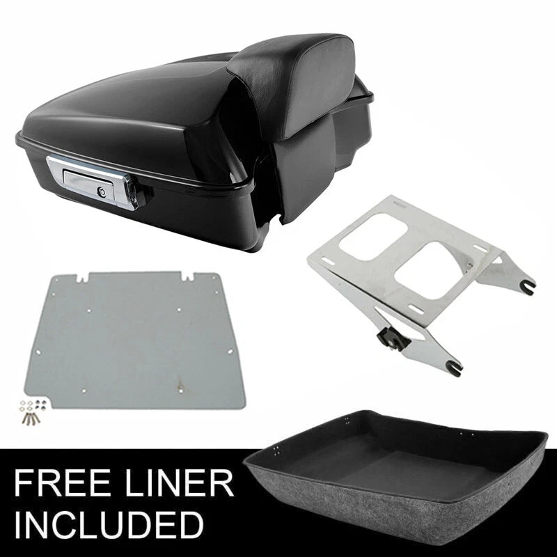 Chopped Trunk Backrest Rack Plate for Harley Electra Glide (2014–2026)