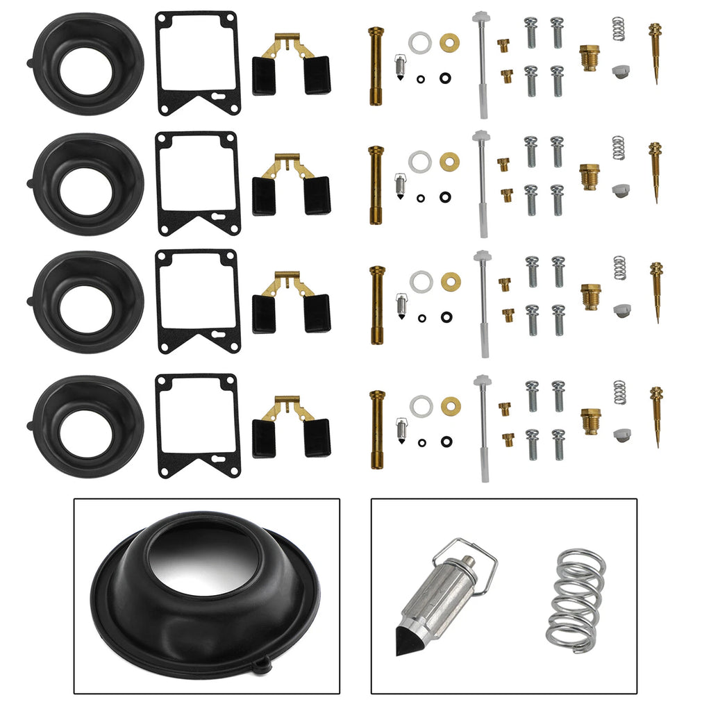 4X Carburetor Rebuild Kit for Yamaha Virago 750 XV750 (1981–1983)