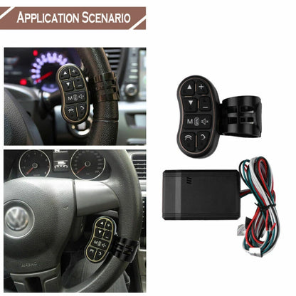 Wireless Steering Wheel Button Key Remote Control for Car Stereo (2010–2023)