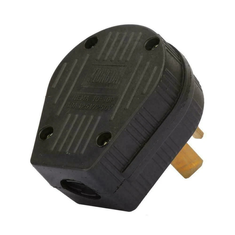 NEMA 10-30P Power Connector for Generators (30A, UL Certified)