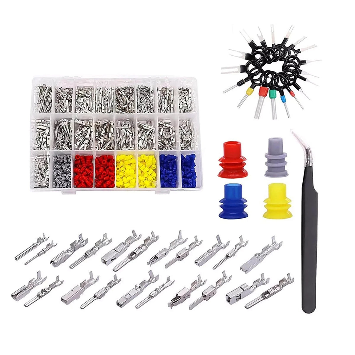 755 Pcs Connector Pins Terminal for 12V Connectors, Motorcycles