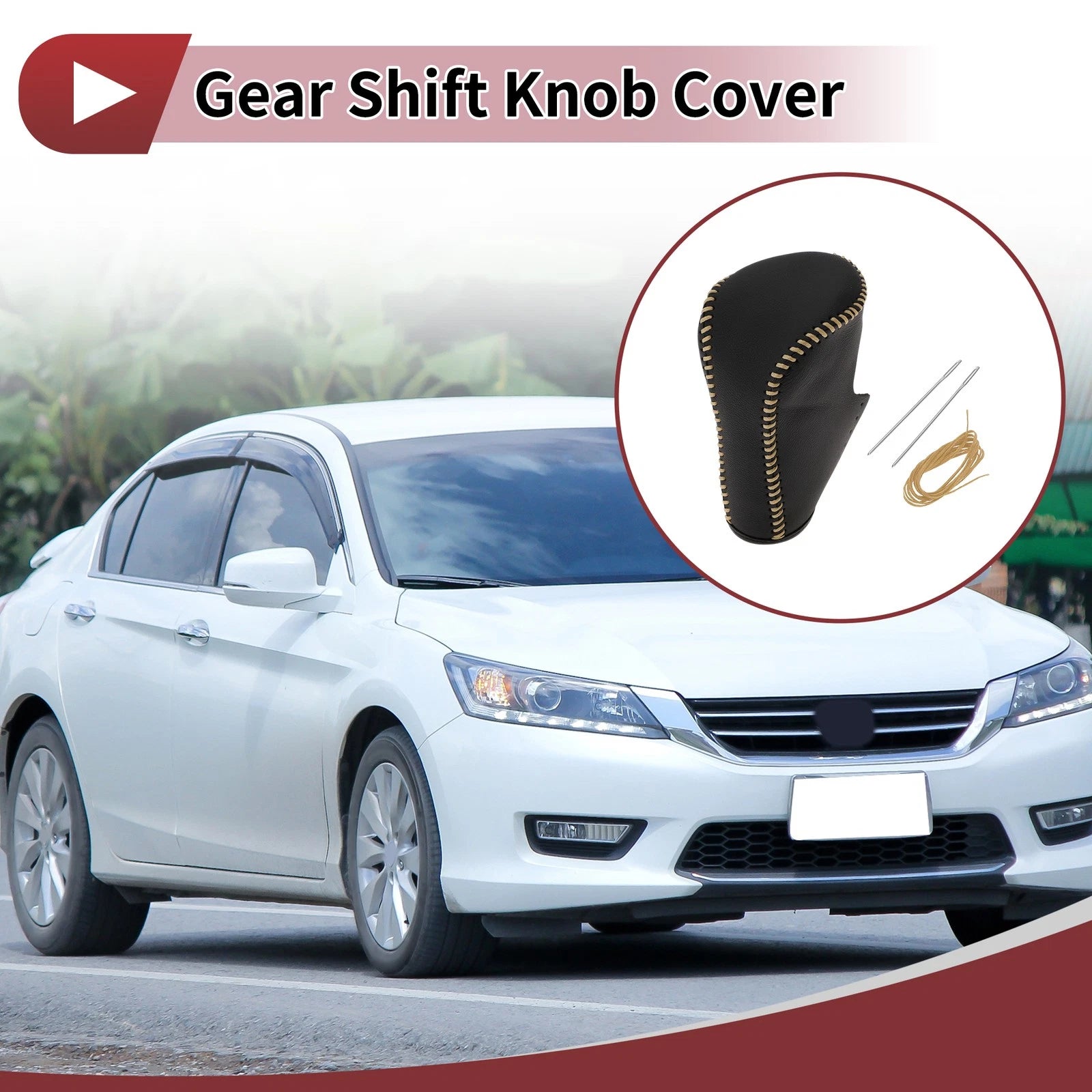 Gear Shift Knob Cover Replacement for Honda Accord 8 (2008–2012)