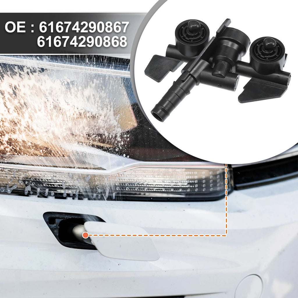Headlight Washer Nozzle Front Pair for BMW 330xi (2001–2005)