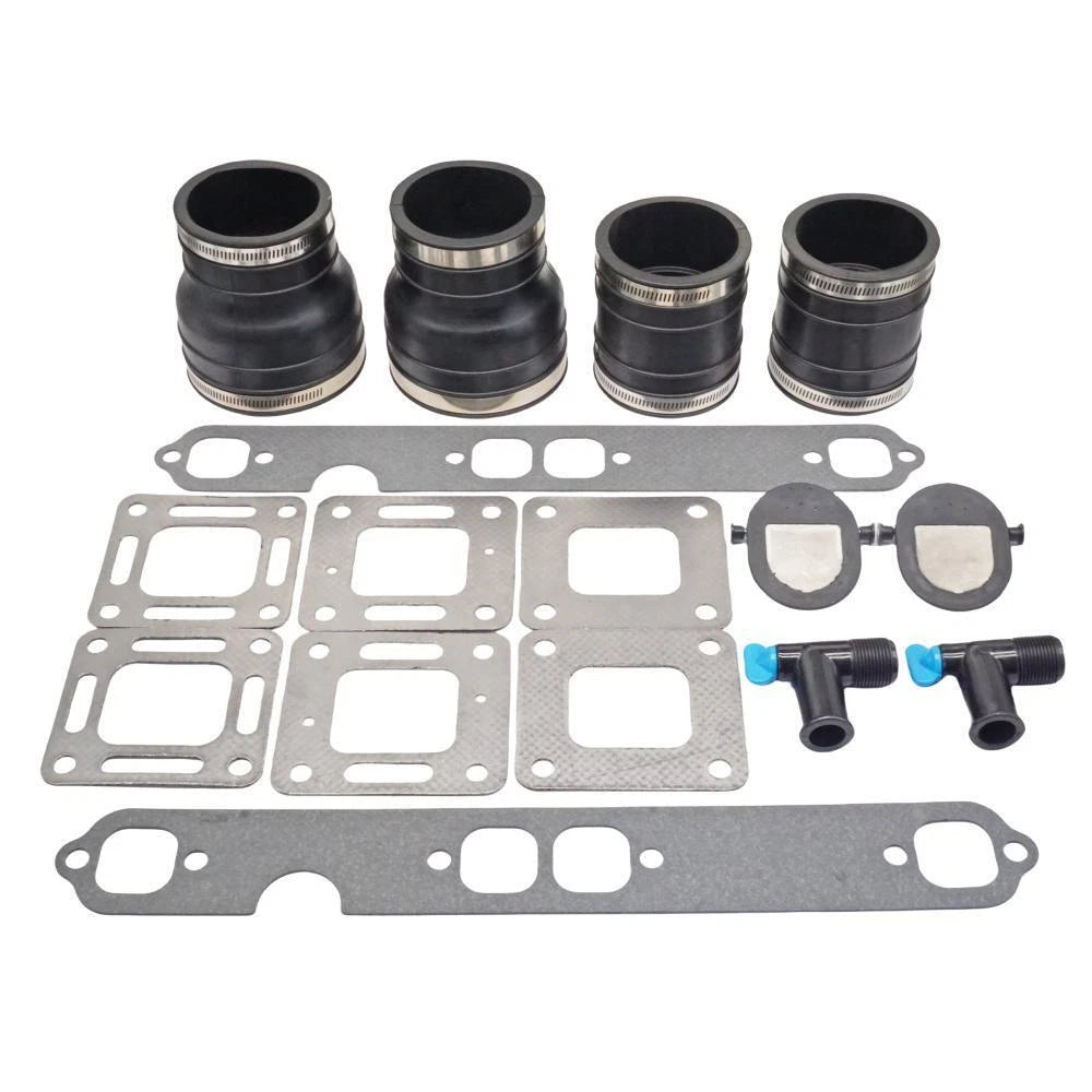 Exhaust Manifold Elbow Gasket Kit for Mercruiser (27-863724, 18-0897, 18-4224)