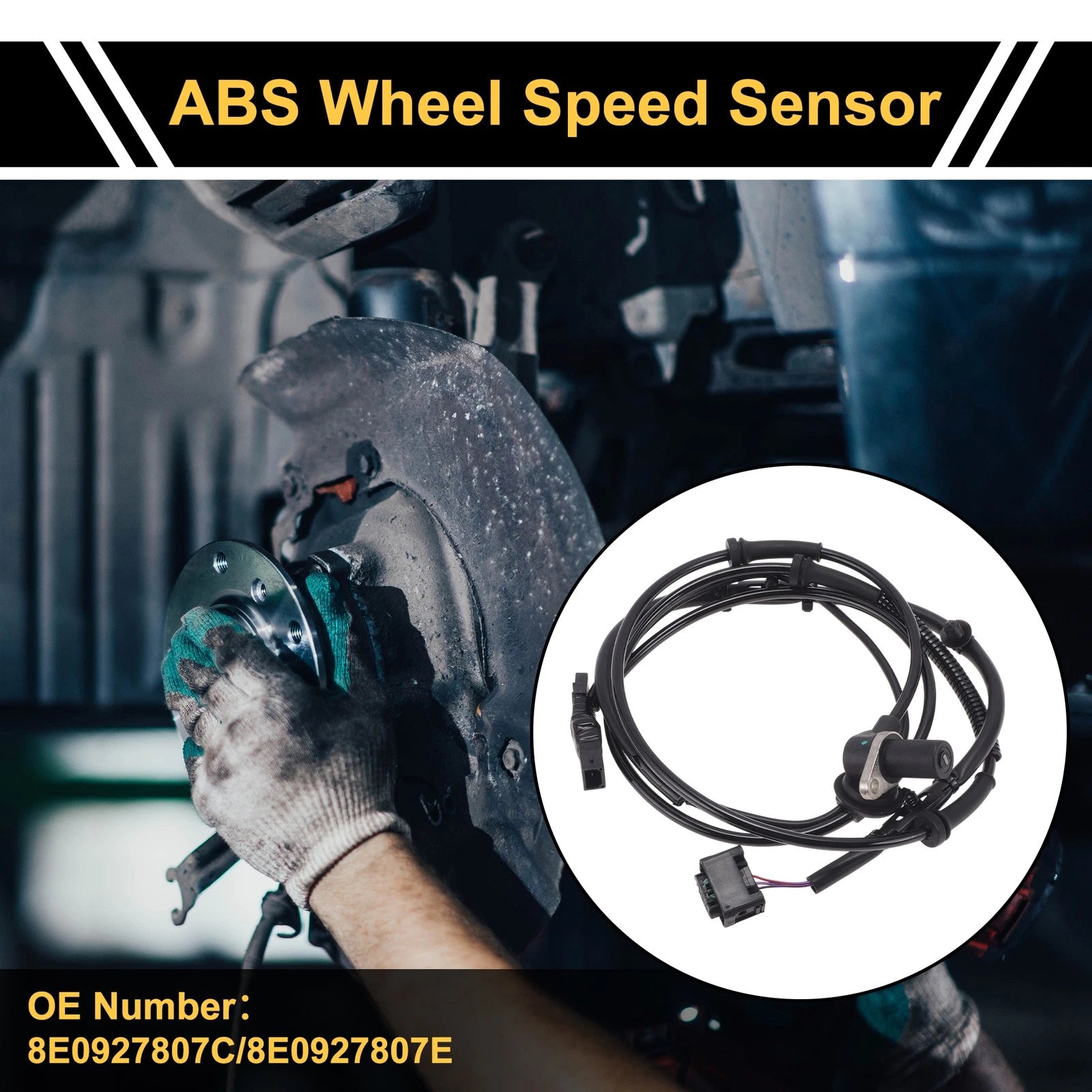 ABS Wheel Speed Sensor Left Rear Replacement for Audi A4 (2000–2004)