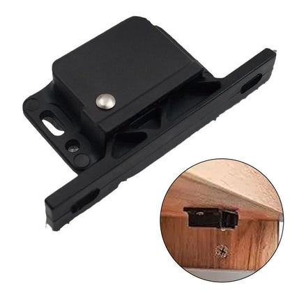 Cabinet Hardware Door Latch Set for Enhanced Security (Screwless Installation)