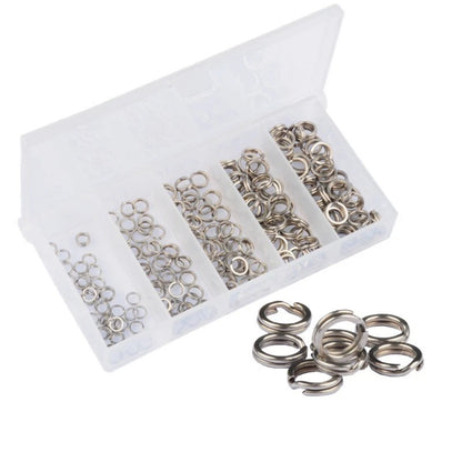 250pcs Fishing Tackle Rings Set for Various Applications (5mm-9mm)
