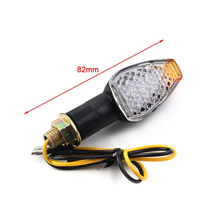 14 Turn Signal Indicators Blinkers Lights Black Mini Motorcycle Universal