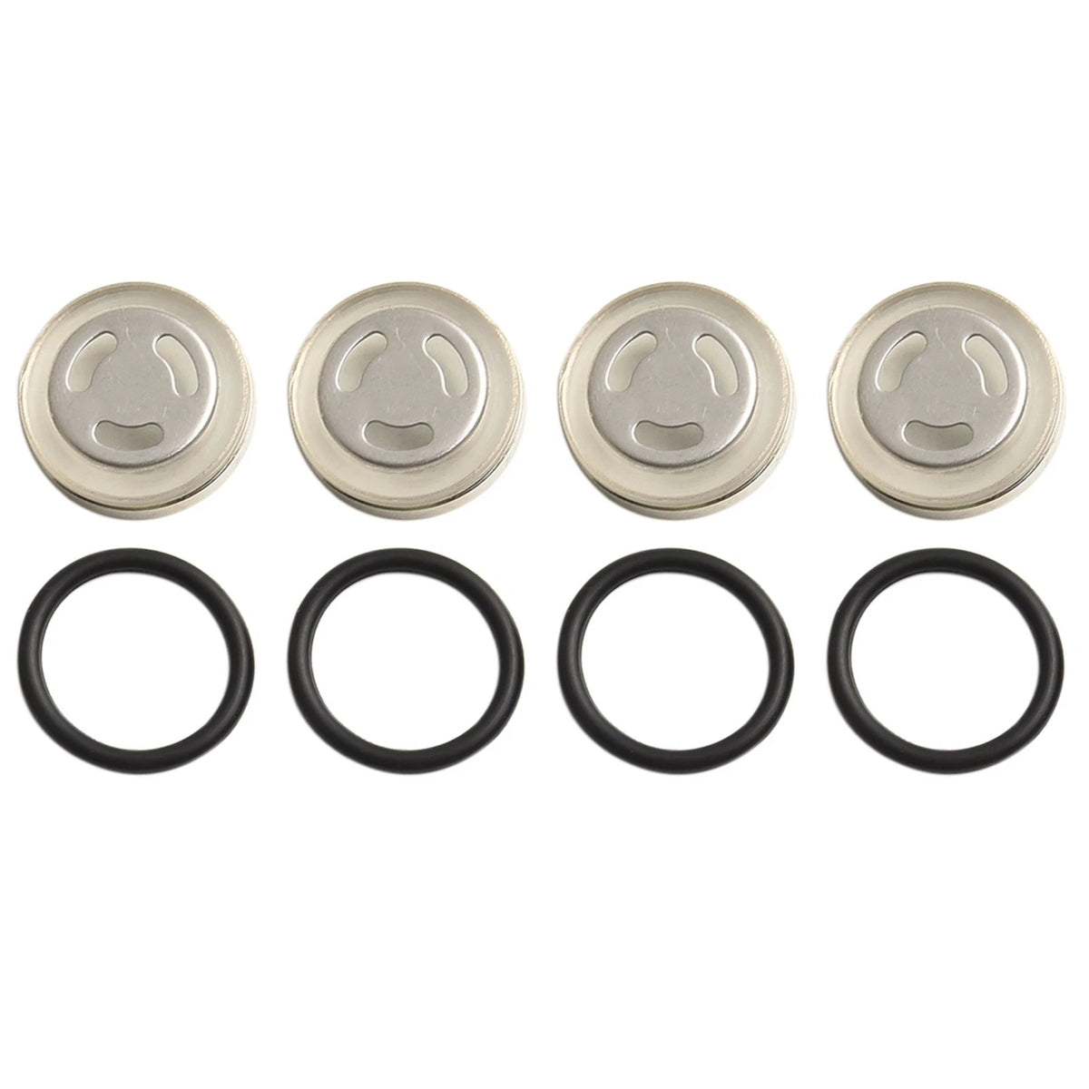 Easily Replaceable Set of Eight Motorcycle Brakes' Sight Glasses at 18mm