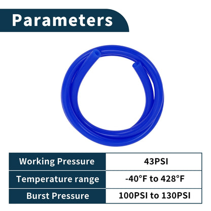Vacuum Tubing Hose 5ft 6mm ID for Automotive Applications