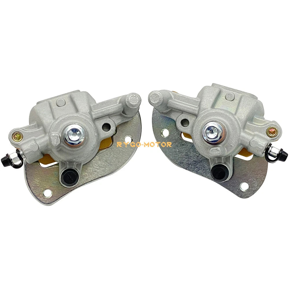 Front Brake Calipers W/Pads for Yamaha Grizzly 550 YFM550 (2009–2014)