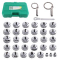35x 1/2" Drive Cap Removal Tool for Auto Oil Filter Socket Wrench