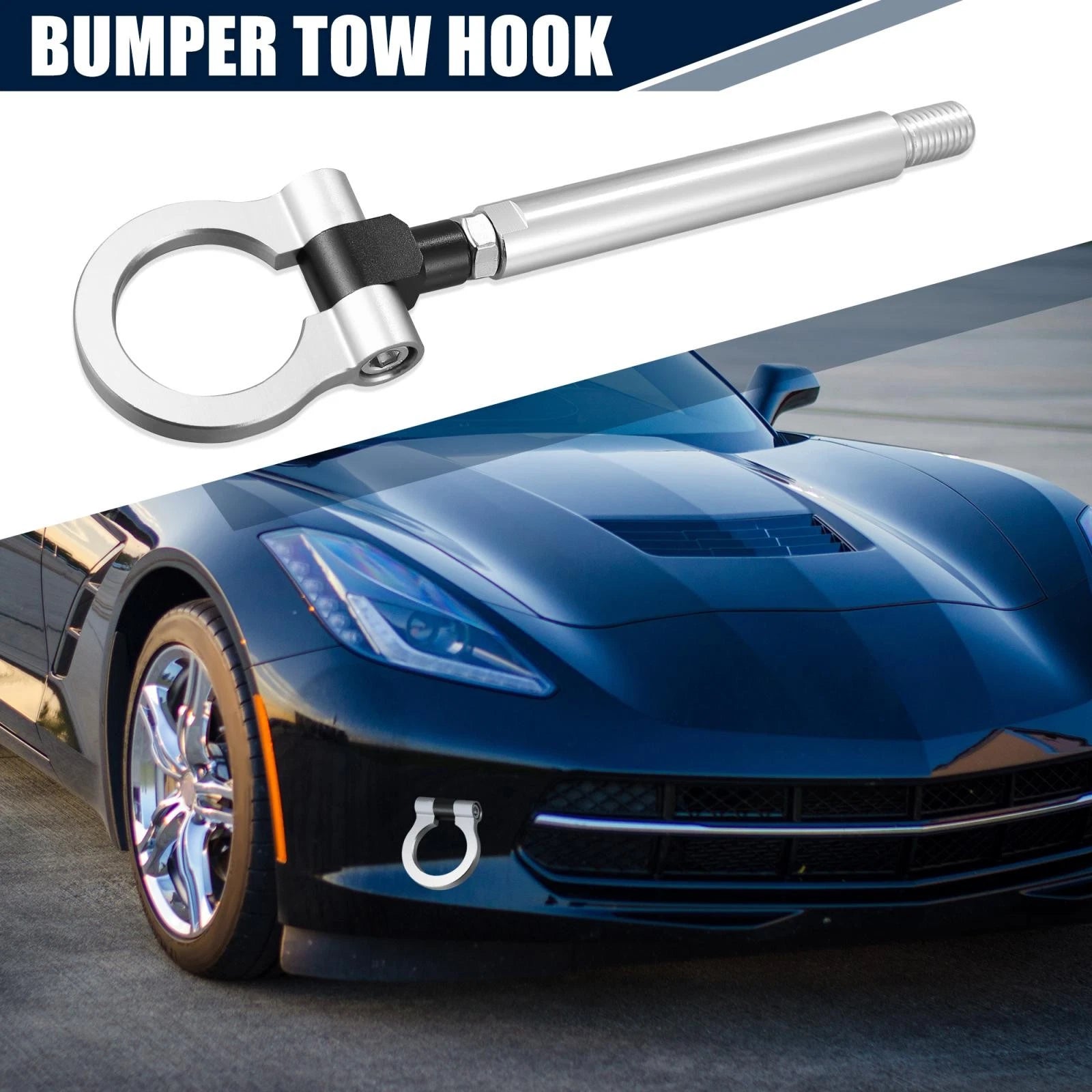 Front Bumper Trailer Tow Hook Ring Tow OEM Replacement for Chevy Camaro (2016–2024)