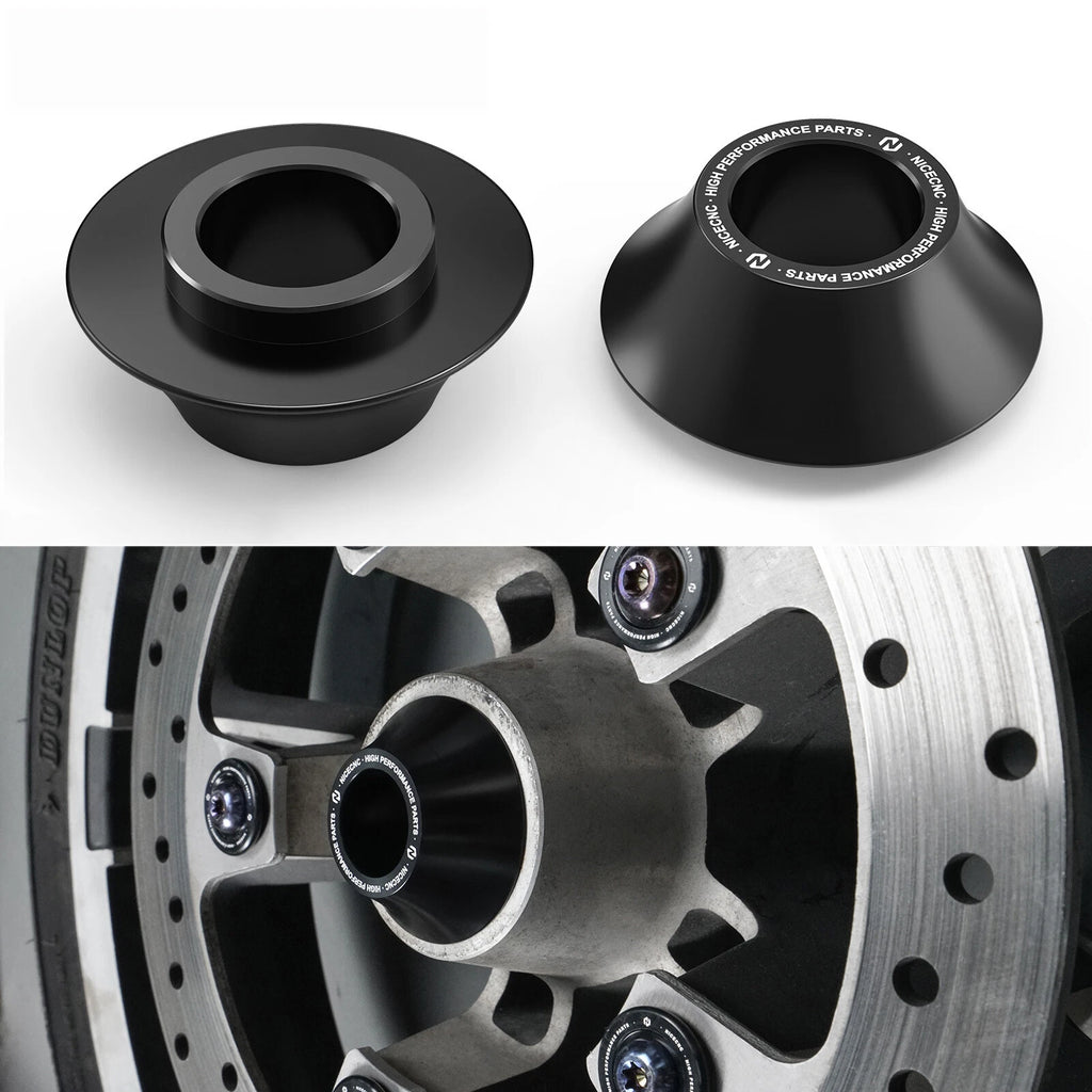 Tapered Axle Front Wheel Spacers for Harley Electra Glide FLHTC FLHTCU (2008–2013)