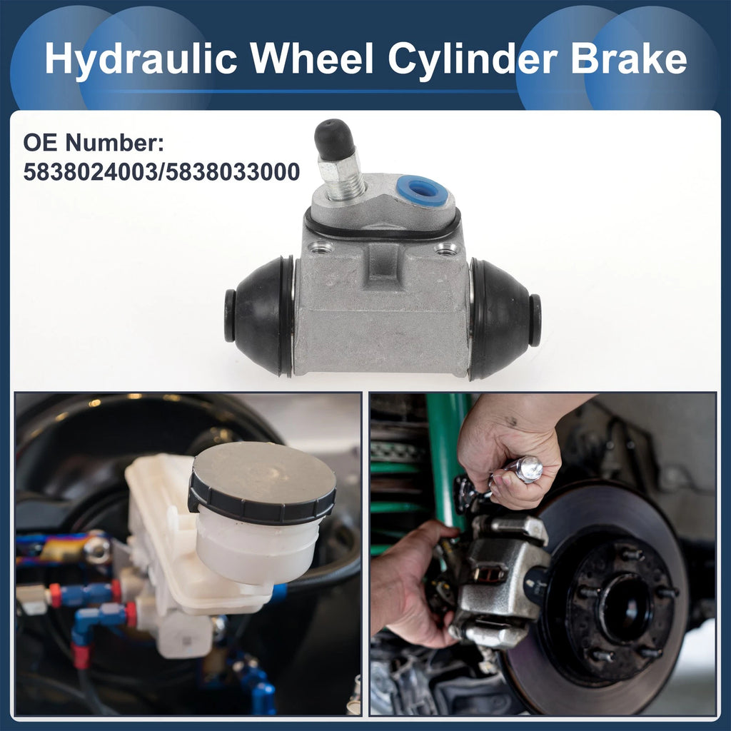 Brake Wheel Cylinder Rear Right Replacement for Hyundai Pony (X-2) (1989–1995)