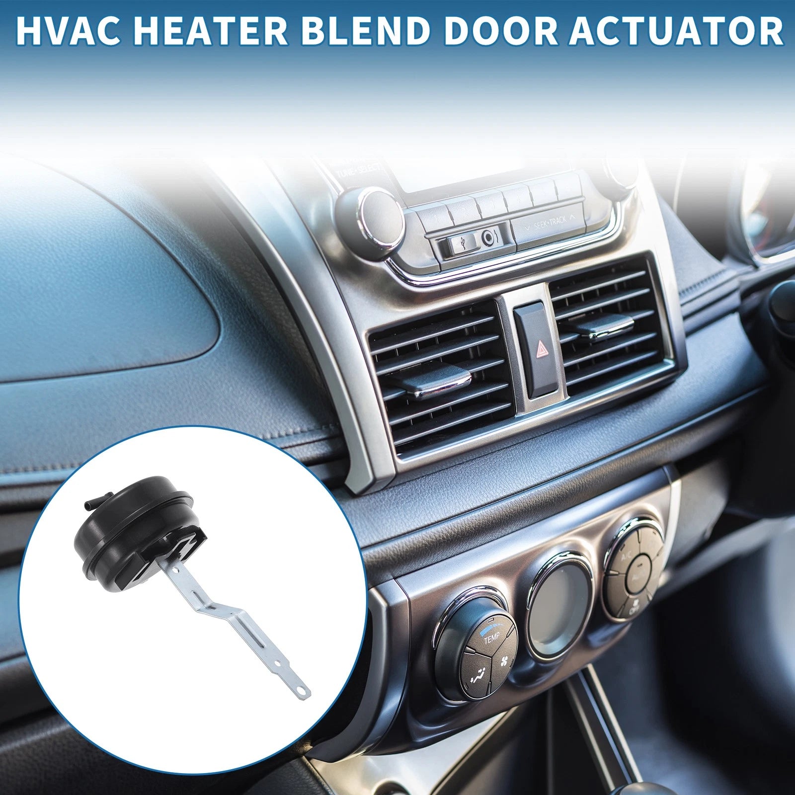 HVAC Heater Blend Door Actuator Replacement for Chevrolet Express 1500 (2003-2014)