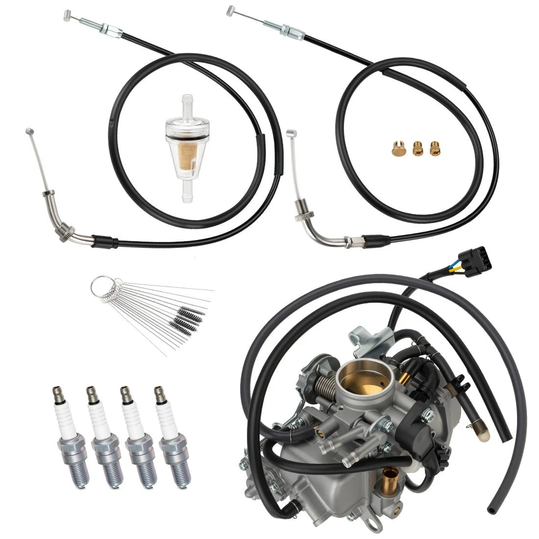 Carburetor for Honda Shadow Aero 750 VT750C (2004–2009) 16100-MEG-033 w/ Cable Set