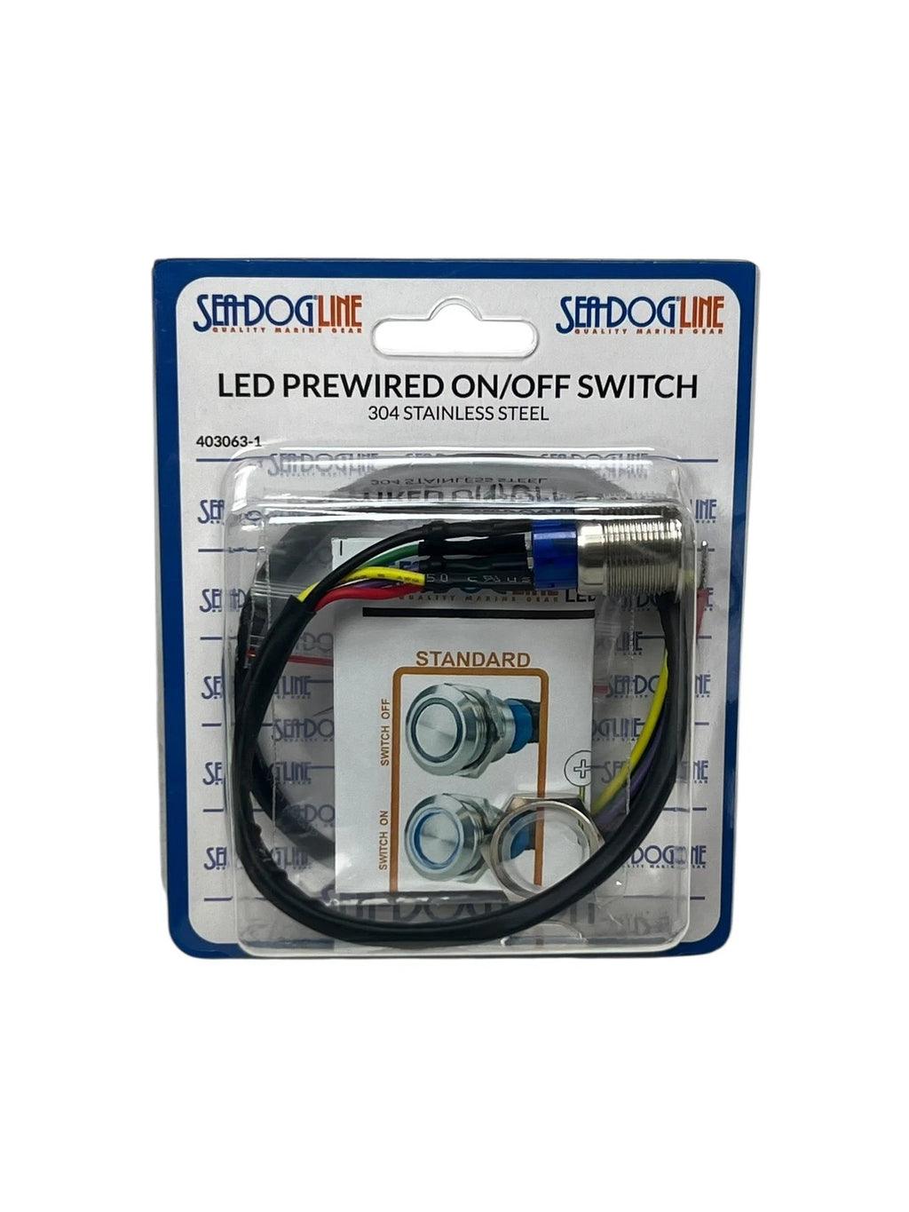 LED Prewired On/Off Switch for Seadog Line 403063-1 (OEM)