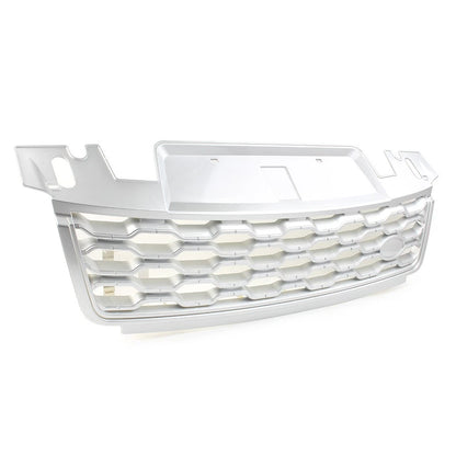 Honeycombe Style Mesh Front Bumper Grille for Range Rover Sport (2018–2021) Silver